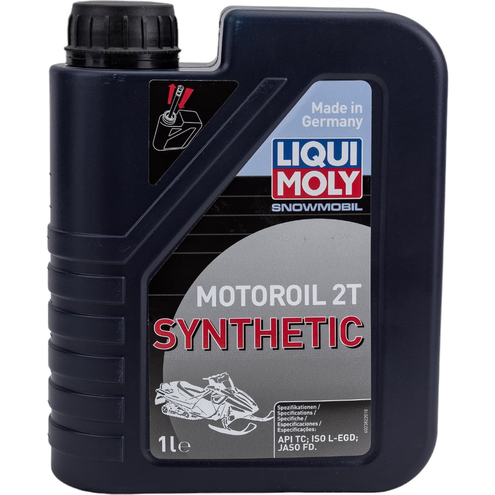 Синтетическое моторное масло для снегоходов LIQUI MOLY 4 х тактное liqui moly snowmobil motoroil 0w 40 д снегоходов 7520