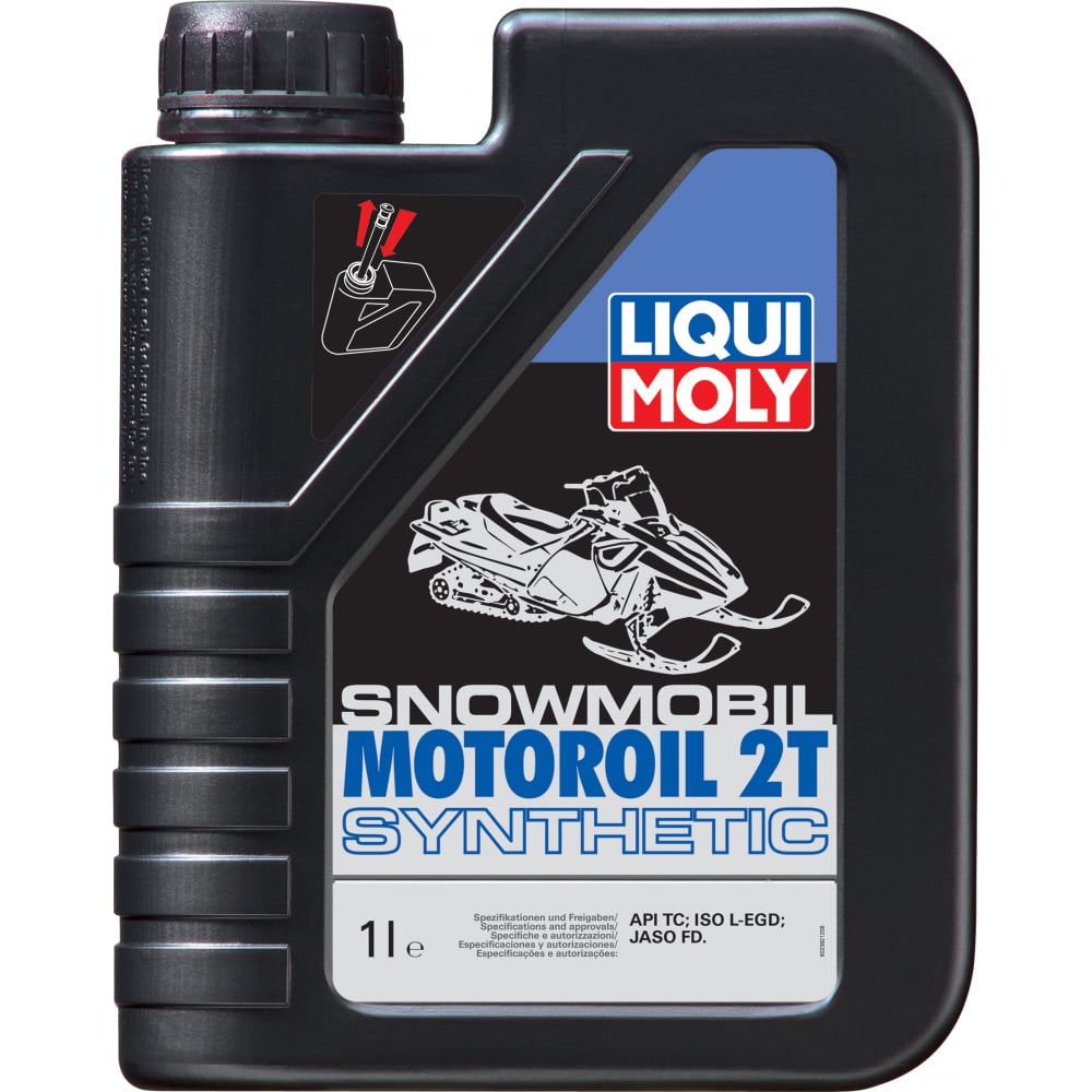 фото Синтетическое моторное масло 4t для снегоходов liqui moly