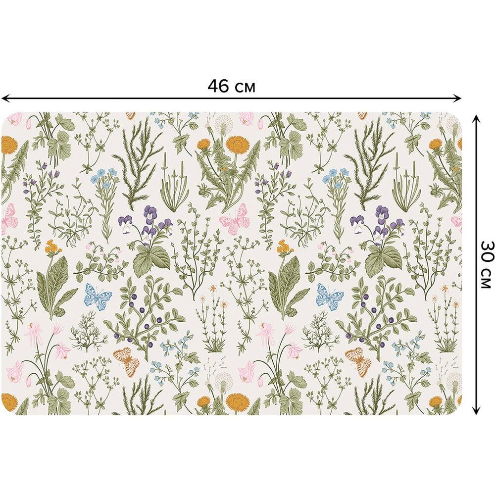 Изображение товара Набор прямоугольных тканевых салфеток для сервировки стола JOYARTY 4 шт 30x46 см