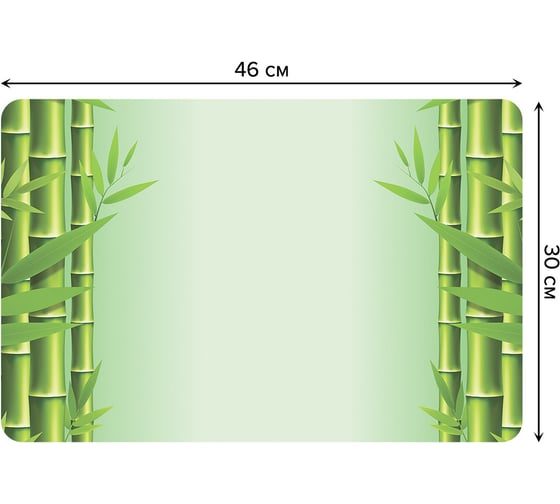 Изображение товара Набор прямоугольных тканевых салфеток для сервировки стола JOYARTY бамбуковые стены, плейсмат, 30x46 см, 4 шт. ser002_294544_30x46