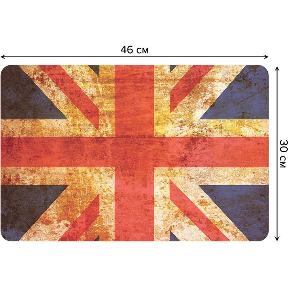 Изображение товара Набор тканевых салфеток для сервировки стола JOYARTY с британским флагом 4 шт 30x46 см