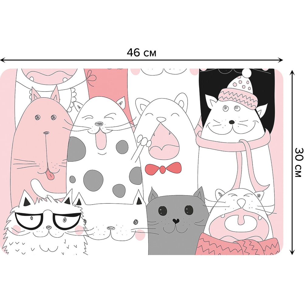 Изображение товара Набор тканевых салфеток для сервировки стола JOYARTY 4 шт 30х46 см окефорд