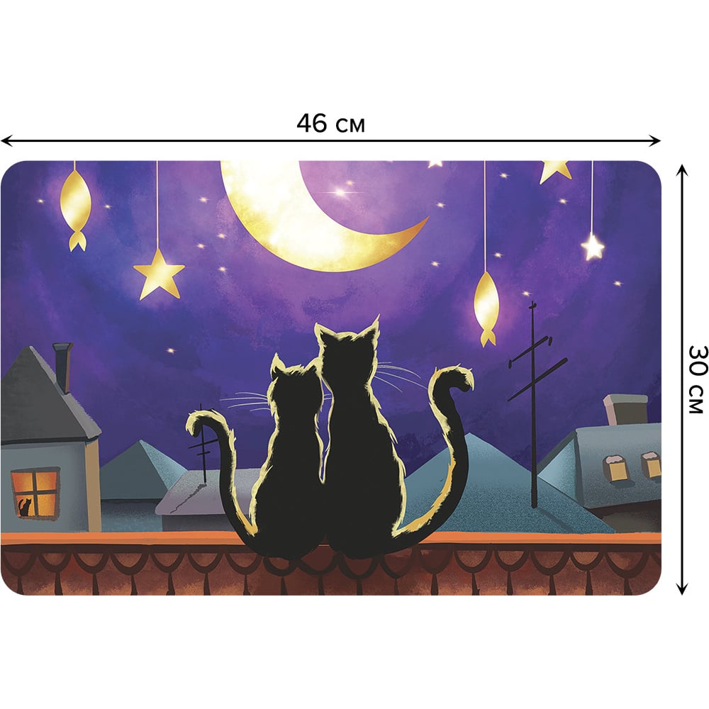 Изображение товара Набор прямоугольных тканевых салфеток для сервировки стола JOYARTY 30x46 см 4 шт