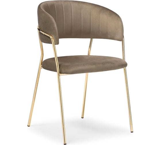 Изображение товара Стул Woodville Kamelia cappuccino, gold 15318