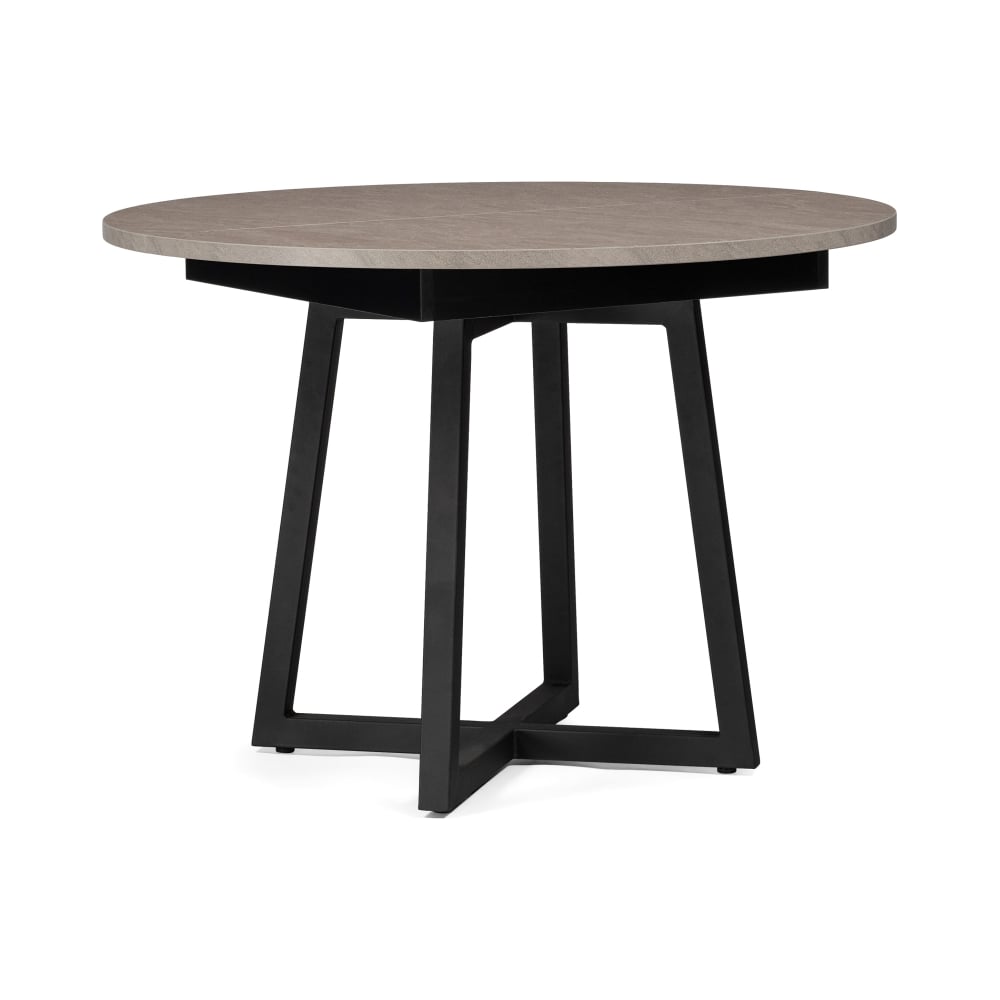 Деревянный стол Woodville, цвет бежевый/черный 504218 Регна черный / бежевый - фото 1