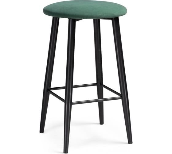 Изображение товара Барный стул Woodville Гангток катания изумруд, черный матовый 469982