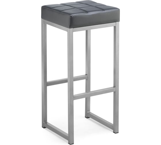 Изображение товара Барный стул Woodville Khurkroks серый полимер, светлый мусс 459666