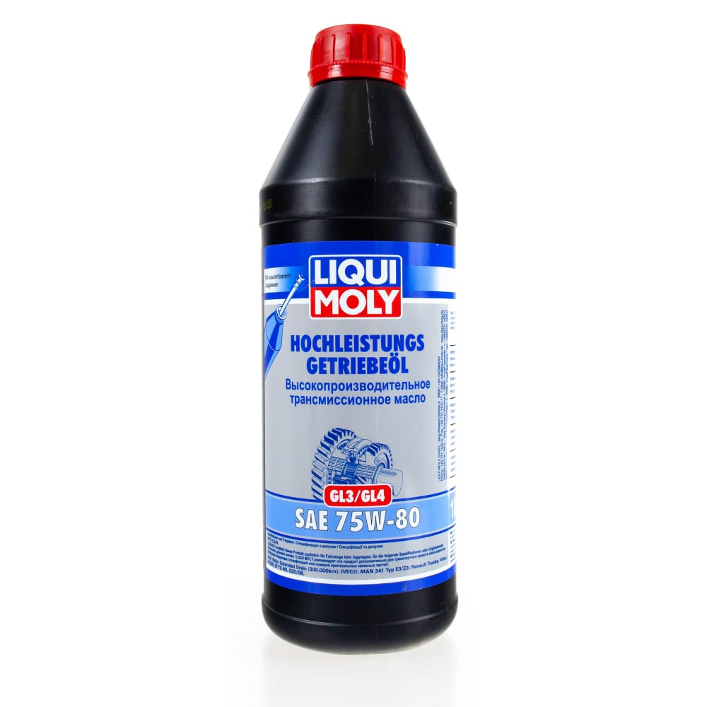 Синтетическое трансмиссионное масло LIQUI MOLY Hochleistungs-Getrieb. 75W-80 GL-3/GL-4