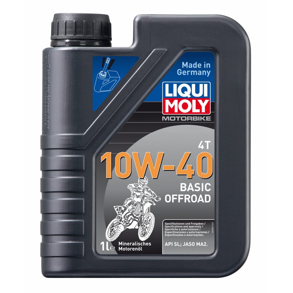 Минеральное моторное масло 4T для четырехтактных мотоциклов LIQUI MOLY