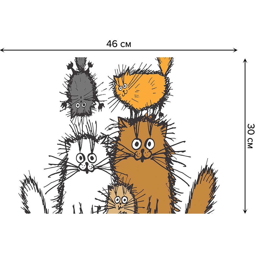 Изображение товара Набор прямоугольных тканевых салфеток JOYARTY 30x46 см 4 шт для сервировки стола