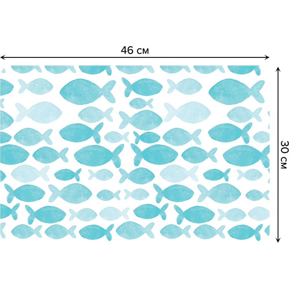 Изображение товара Набор синтетических тканевых салфеток для сервировки 30x46 см JOYARTY 4 шт.