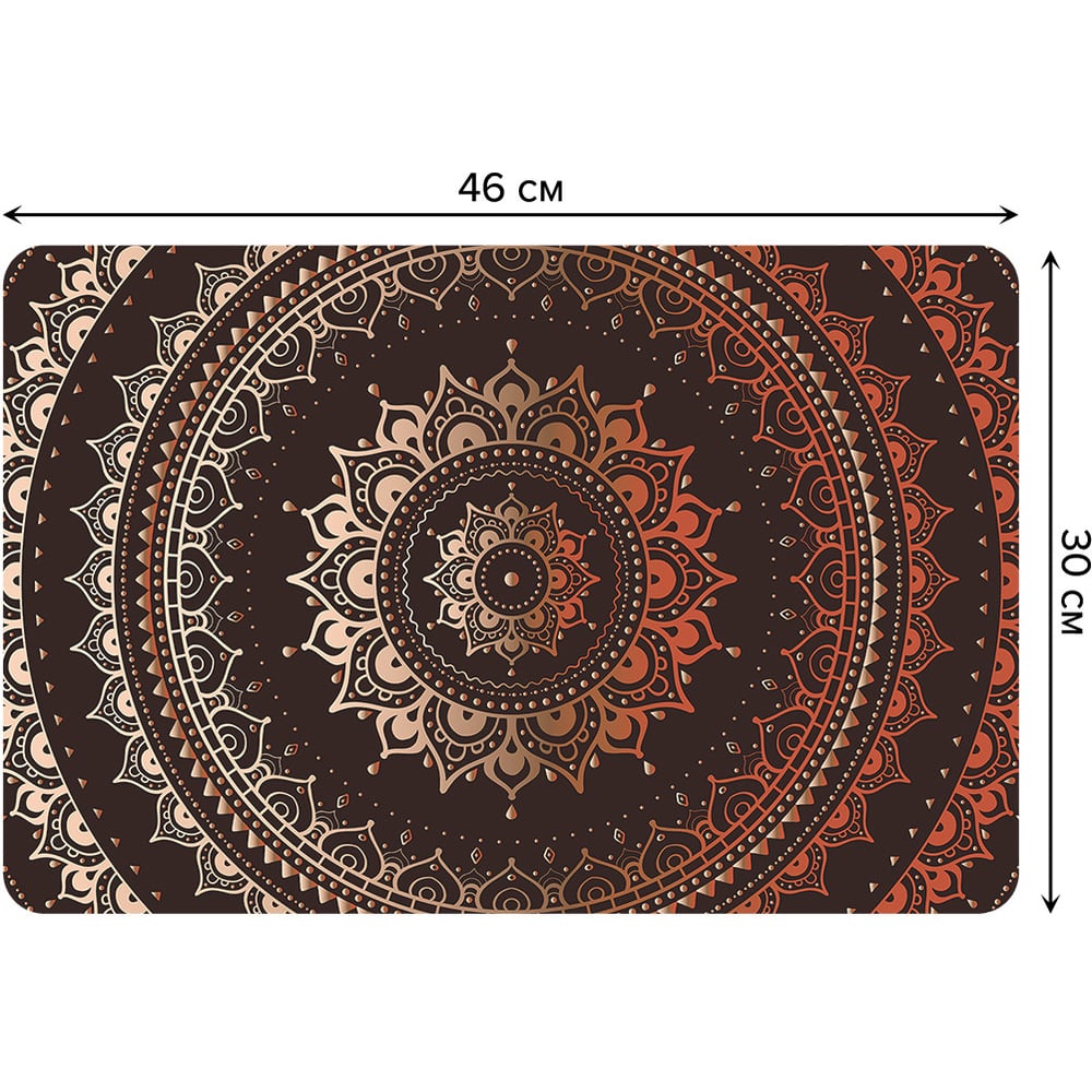 Изображение товара Набор прямоугольных тканевых салфеток JOYARTY градиент, 4 шт, 30x46 см