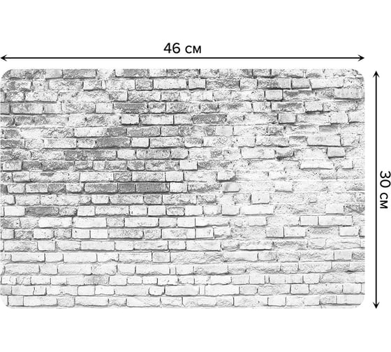Изображение товара Набор прямоугольных тканевых салфеток для сервировки стола JOYARTY старые кирпичи, плейсмат, 30x46 см, 4 шт. ser002_19764_30x46