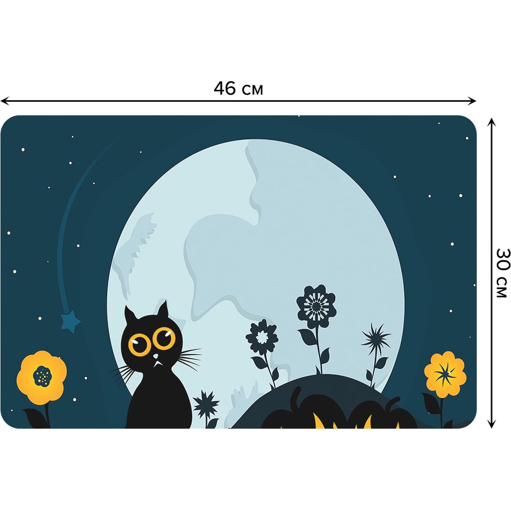 Изображение товара Набор тканевых салфеток JOYARTY 30x46 см 4 шт ночной котик