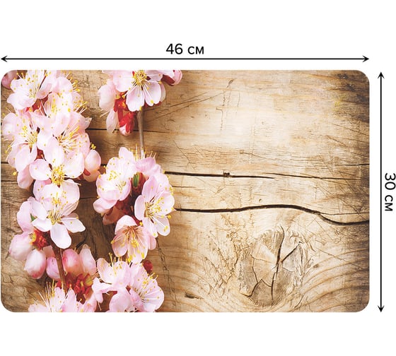 Изображение товара Набор прямоугольных тканевых салфеток для сервировки стола JOYARTY ветка вишни на дереве, плейсмат, 30x46 см, 4 шт. ser002_27470_30x46