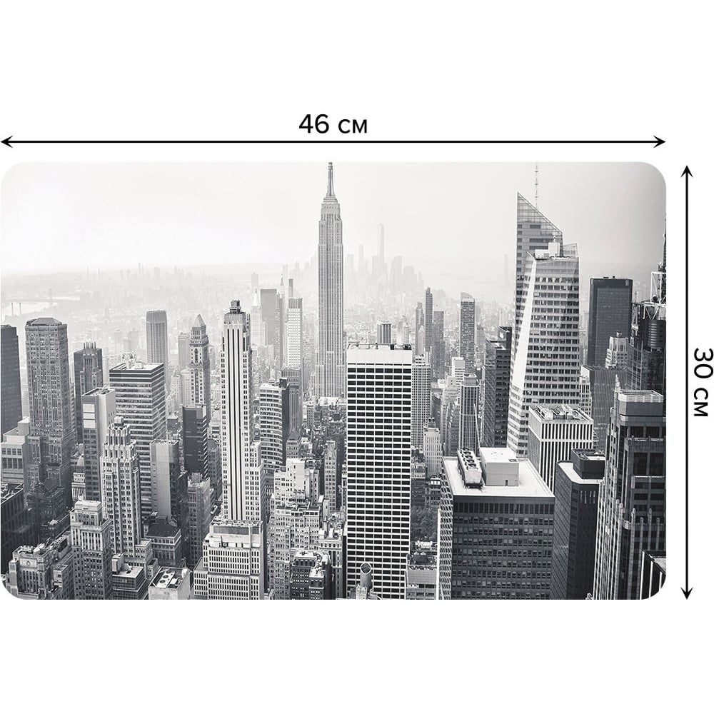 Изображение товара Набор тканевых салфеток для сервировки стола JOYARTY мегаполис ретро 30x46 см, 4 шт