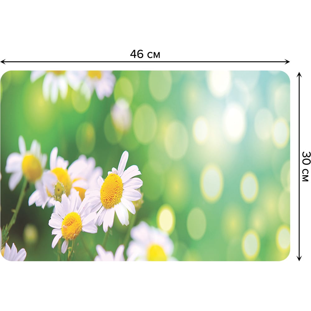 Изображение товара Набор тканевых салфеток для стола JOYARTY 30x46 см, 4 шт. с ромашками