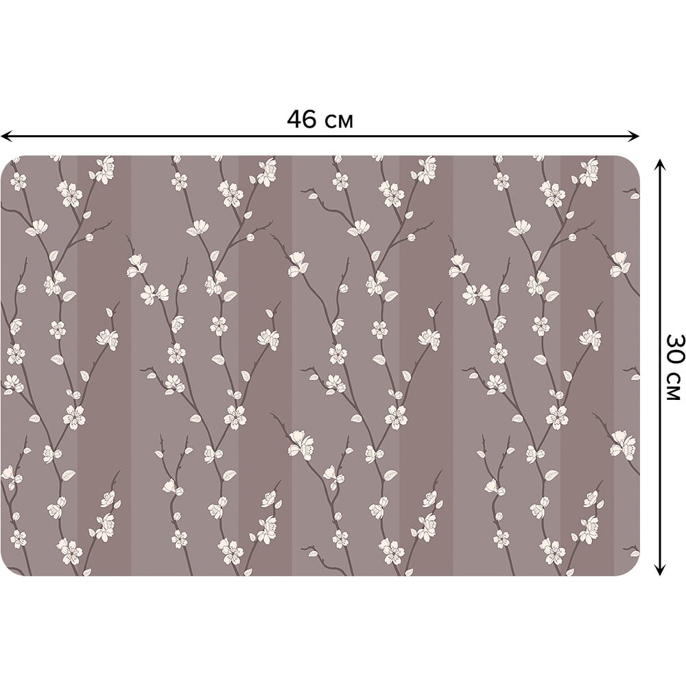 Изображение товара Набор прямоугольных тканевых салфеток для сервировки стола JOYARTY стеснительный цвет, плейсмат, 30x46 см, 4 шт. ser002_31207_30x46