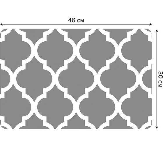 Изображение товара Набор прямоугольных тканевых салфеток для сервировки стола JOYARTY классический орнамент, плейсмат, 30x46 см, 4 шт. ser002_3786_30x46