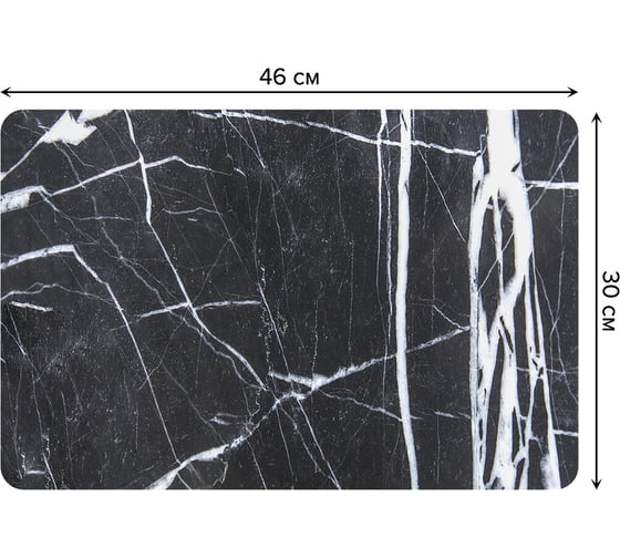 Изображение товара Набор прямоугольных тканевых салфеток для сервировки стола JOYARTY штрихи на мраморе, плейсмат, 30x46 см, 4 шт. ser002_37021_30x46