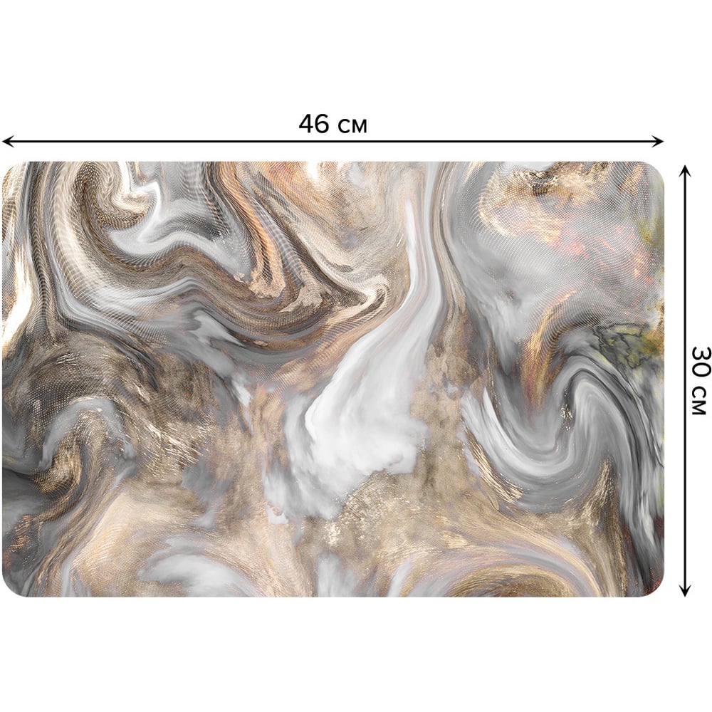 Изображение товара Набор тканевых салфеток для сервировки стола JOYARTY 30x46 см 4 шт стиле мрамор