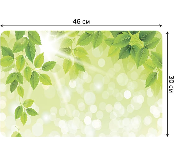 Изображение товара Набор прямоугольных тканевых салфеток для сервировки стола JOYARTY летняя зелень, плейсмат, 30x46 см, 4 шт. ser002_36017_30x46