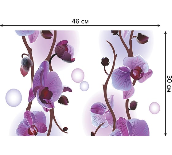 Изображение товара Набор прямоугольных тканевых салфеток для сервировки стола JOYARTY орхидеи, плейсмат, 30x46 см, 4 шт. ser002_50381_30x46