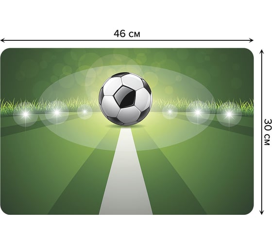 Изображение товара Набор прямоугольных тканевых салфеток для сервировки стола JOYARTY предстоящий матч, плейсмат, 30x46 см, 4 шт. ser002_378765_30x46