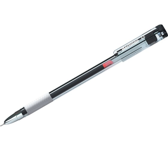 Изображение товара Гелевая ручка Berlingo standard черная, 0.5 мм, грип, игольчатый стержень CGp_50011