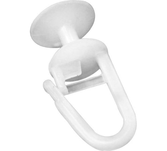 Изображение товара Крючок-гвоздик для карнизной шины Волшебная палочка ПВХ, 100 шт в упаковке УТ000074873