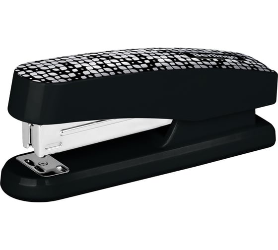 Изображение товара Степлер Berlingo №24/6, 26/6 doubleblack до 20 л, пластиковый корпус, черный H2028