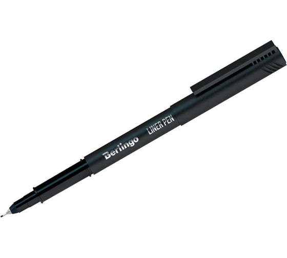 Изображение товара Набор ручек капиллярных Berlingo liner pen, 12 шт, черная, 0,4 мм CK_40681