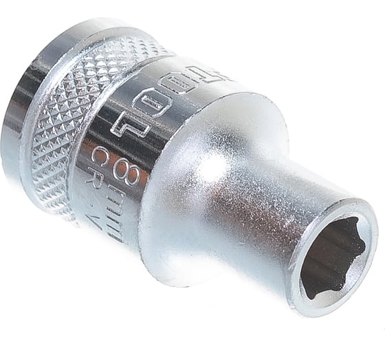 Изображение товара Головка торцовая хромосатинированная INDUSTRIE QUALITAT (1/2", 8 мм; Cr-V) Kraftool 27805-08_z01