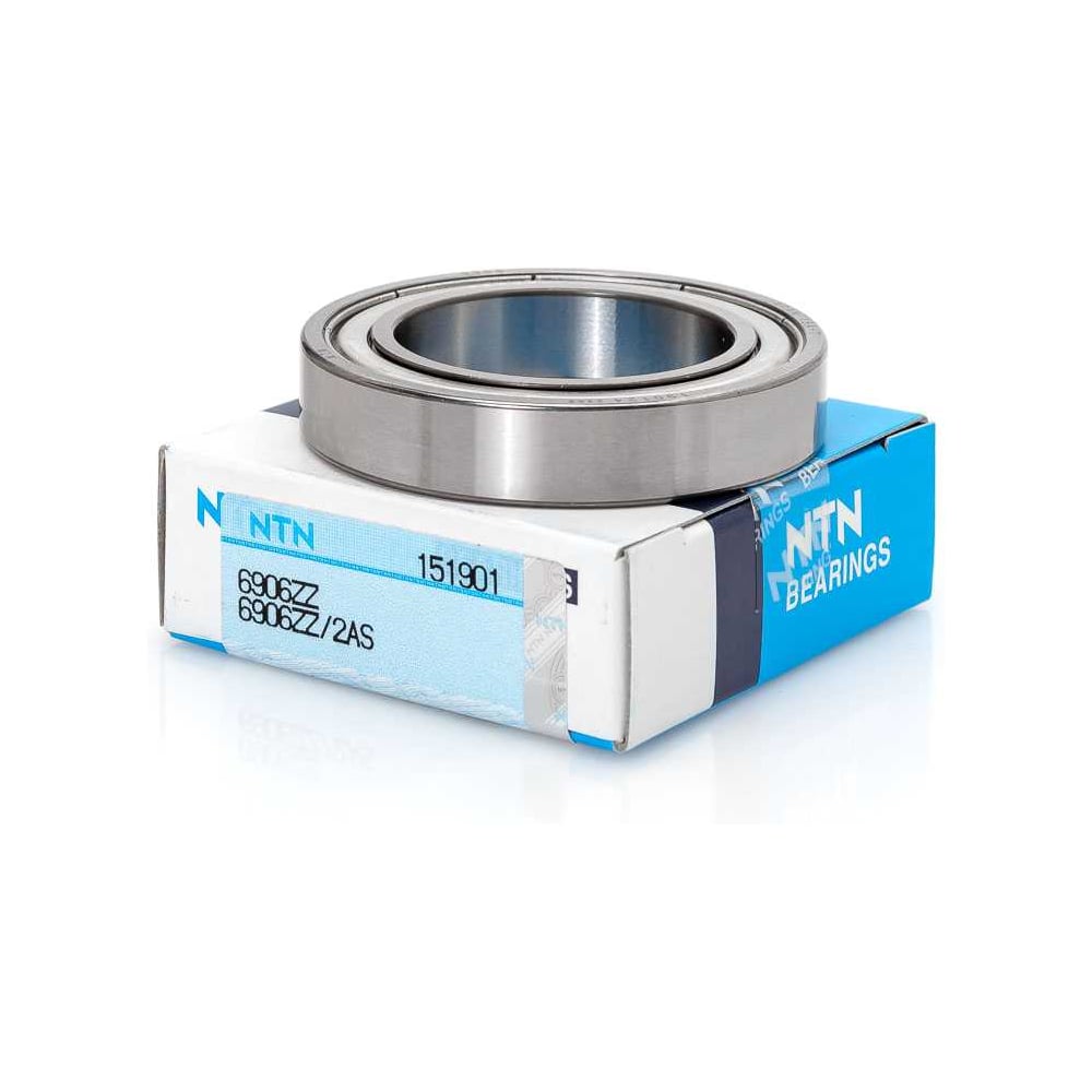 Изображение товара Подшипник NTN 6906 ZZ 2AS шариковый радиальный закрытый 47x47x9 мм