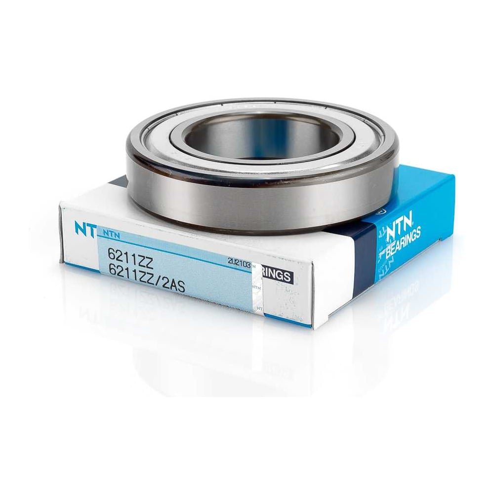 Изображение товара Подшипник NTN 6211 ZZ/2AS - радиальный шариковый подшипник