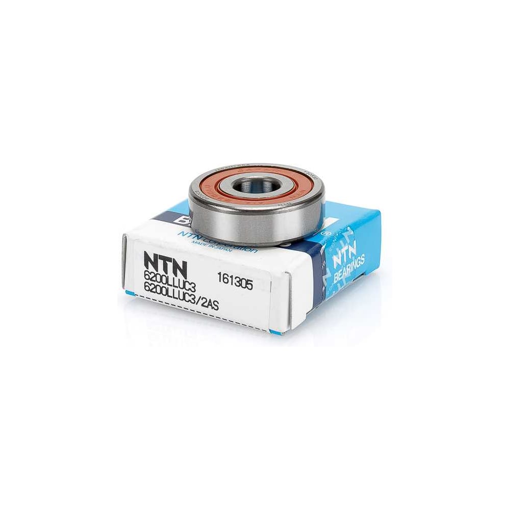 Изображение товара Подшипник NTN 6200 LLUC3 (2RS) шариковый однорядный радиальный, закрытый, 30x30x9 мм