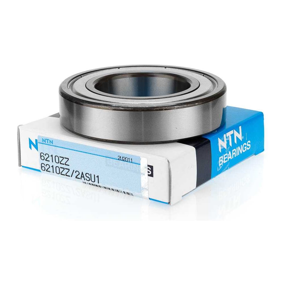 Изображение товара Подшипник NTN 6210 ZZ/2ASU1 радиальный шариковый однорядный уплотнённый
