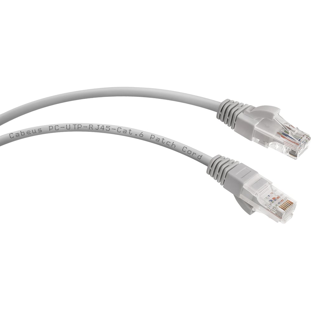 Неэкранированный патч-корд Cabeus PC-UTP-RJ45-Cat.6-3m-LSZH