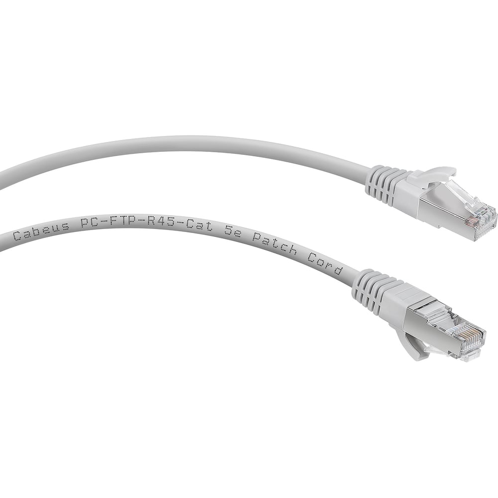 Экранированный патч-корд Cabeus PC-FTP-RJ45-Cat.5e-0.3m-LSZH