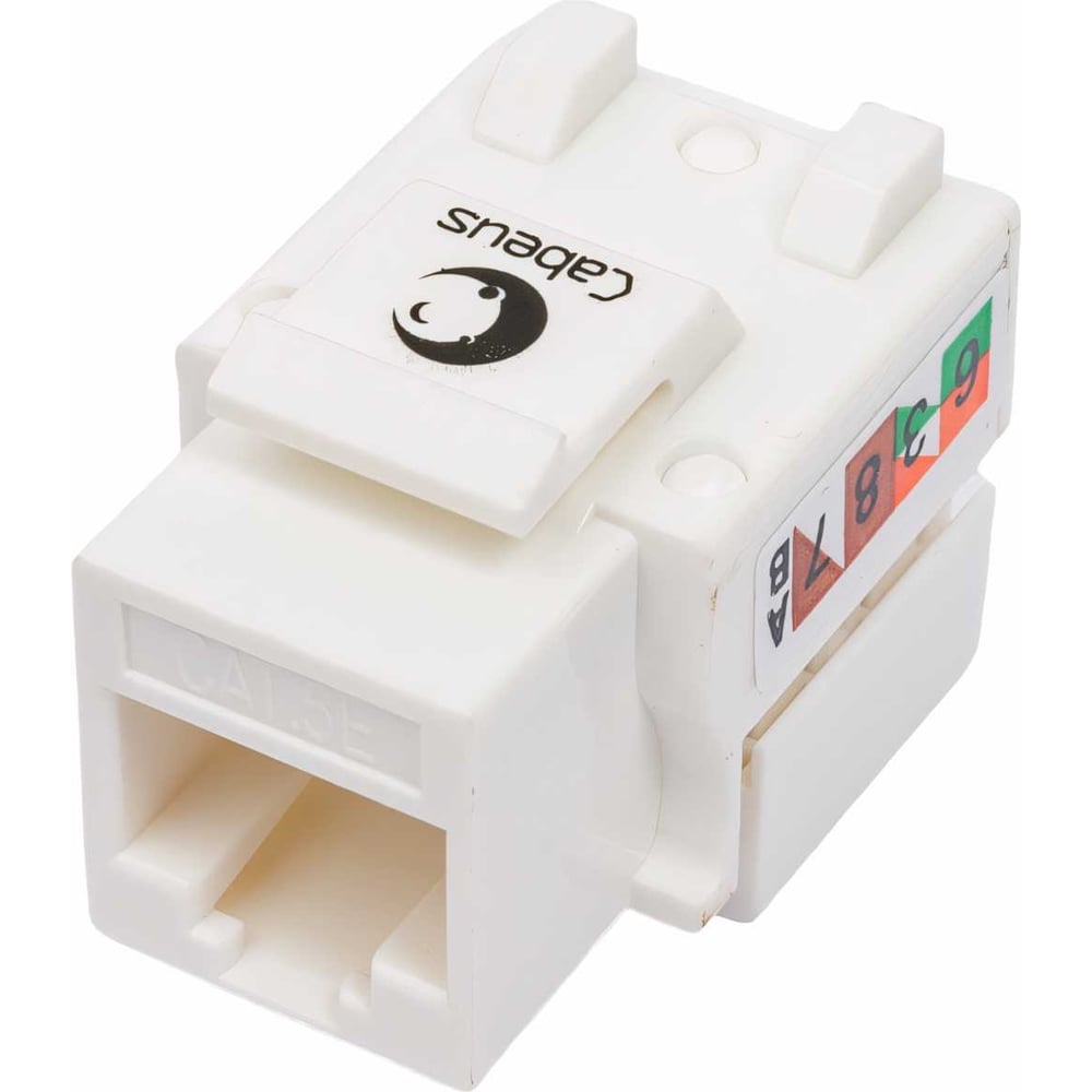 Модули Keystone Вставка Cabeus KJ-RJ45-Cat.5e-90