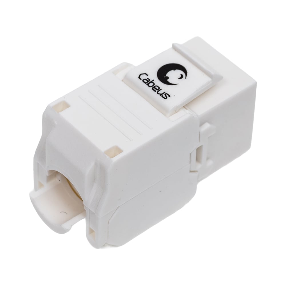 Изображение товара Кодек RJ-45 Cat.5e (180°) Toolless Keystone Cabeus KJ-RJ45-Cat.5e-180-Toolless
