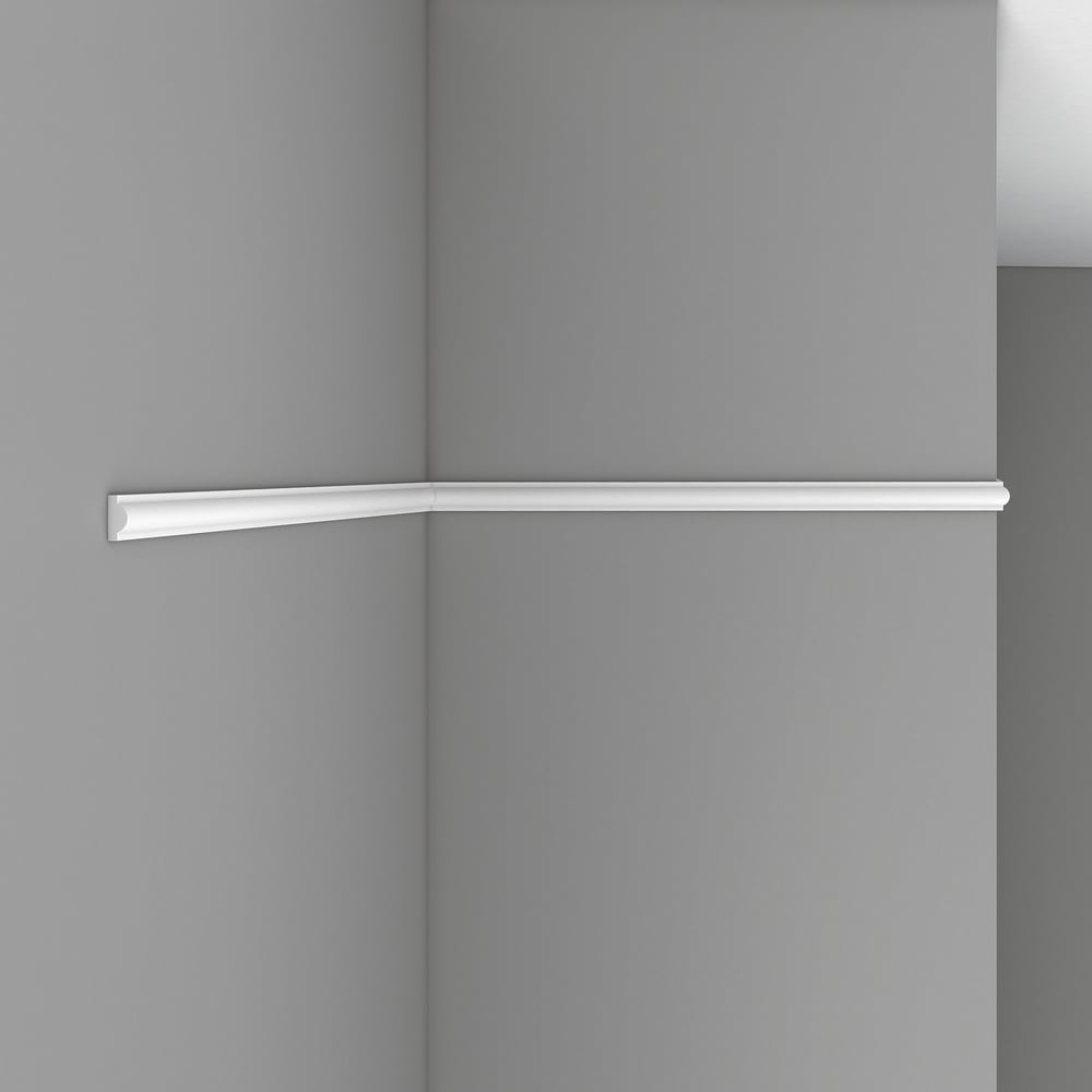 Изображение товара Гибкий потолочный плинтус Decomaster 20x9х2400 мм 97202 flex для отделки помещений