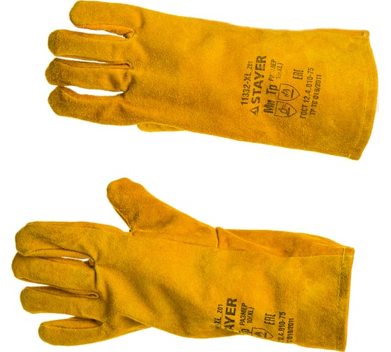 Изображение товара Термостойкие краги с подкладкой STAYER PROFI длина 350 мм 11332-XL_z*01