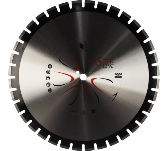 Изображение товара Алмазный сегментный круг 1A1RSS Асфальт Master Line Diam 600x4,0x10x25,4 000491