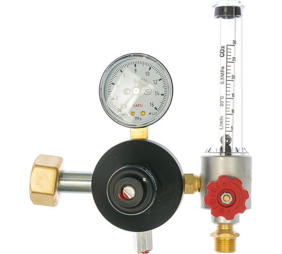 Изображение товара Регулятор углекислотный с ротаметром и манометром У-30-КР1-Р REDIUS 052041