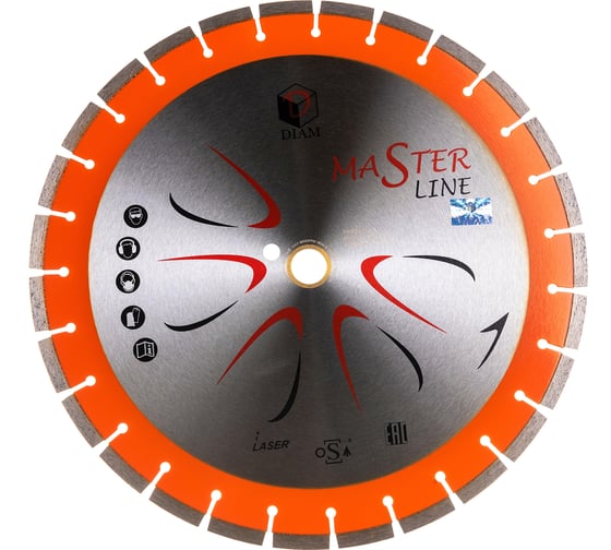 Изображение товара Круг алмазный сегментный 1A1RSS Универсал Master Line (400хх32/25.4 мм) DIAM 000494