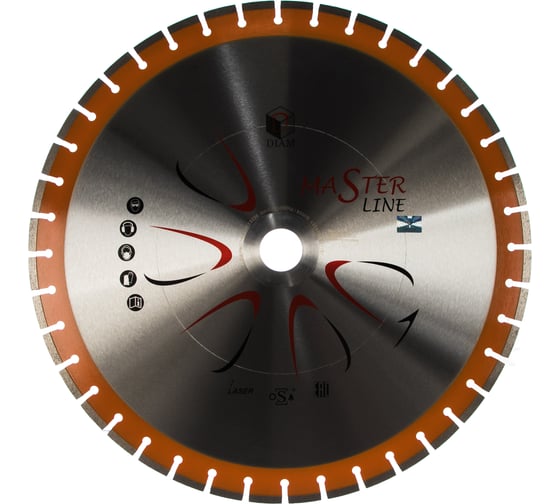 Изображение товара Круг алмазный сегментный 1A1RSS Универсал Master Line (600х90/50 мм) DIAM 000492