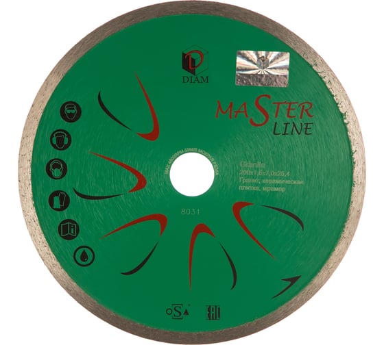 Изображение товара Круг алмазный 1A1R GRANITE (200x25.4 мм) по граниту Diam 000242