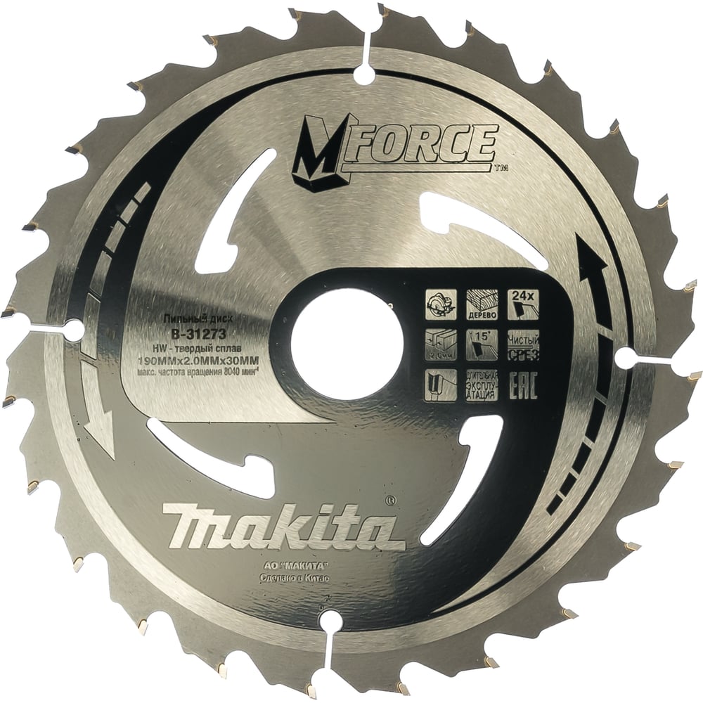 фото Пильный диск makita