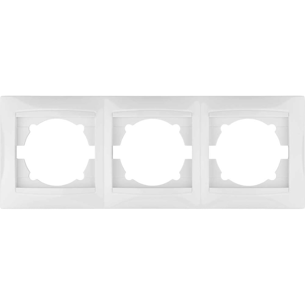 Изображение товара Трехпостовая белая рамка TDM ELECTRIC Лама SQ1815-0031 для кабельных систем